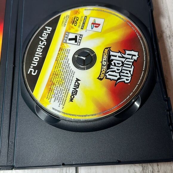 Guitar Hero III 3 Legends of Rock 2007 PS2 Video Game and World Tour 2008 - Picture 9 of 10